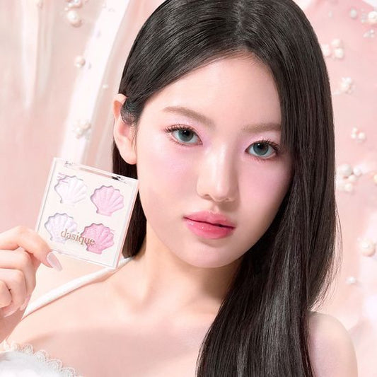 Kiiikiii Sui X Dasique Shine Glow Highlighter Palette 5.5g - 01 Twinkle Mermaid