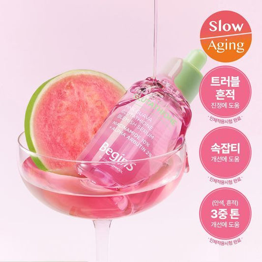 [TWS Pick] Begins by Jung Saem Mool Pink Guava Glutathione Blemish Removal Serum 30ml