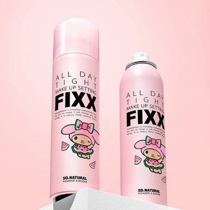 [Tanning My Melody] So Natural All Day Tight Makeup Setting Fixer 120ml Double Plan (+Luggage Tag)