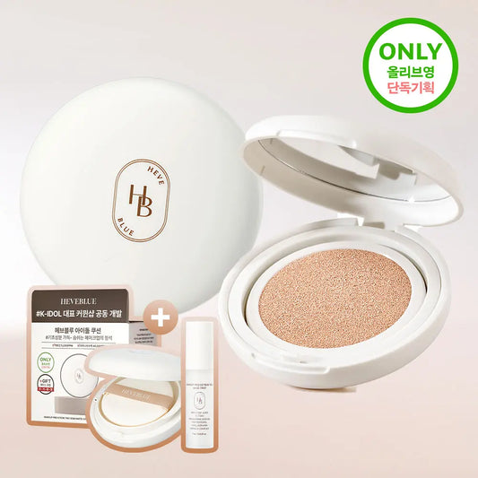 [Idol Cushion] HEVEBLUE Makeup Pro Ectoin Tree Semi-Matte Fit Cushion with Gift (Special Offer/ Single)