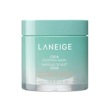 BTS Jin X Laneige  Cica Sleeping Mask 60ml with Gift (+Sleeping Mask Mini 3-Piece Set)