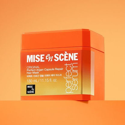 [Aespa Winter Pick] Mise-en-scène Perfect Serum Argan Capsule Repair Hair Mask 180g
