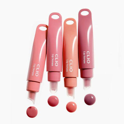 Ive Yujin X Clio Glaze Lip Serum 8g (+ ribbon keyring)