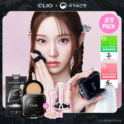 [K-Royal Heritage Edition] Clio Kill Cover Founwear Cushion with Gift ( Royal Emblem Protective Charm & Refill)