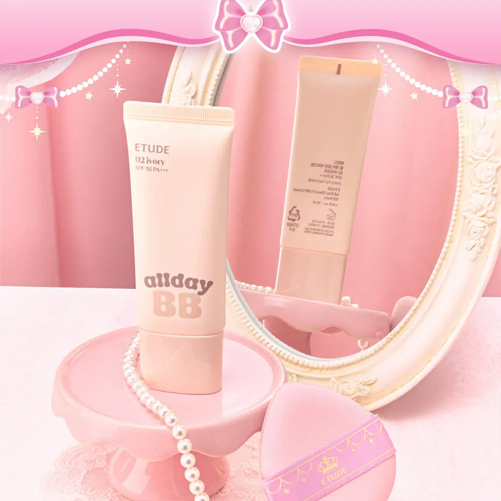 [Princess House Edition] Etude All Day Clear BB Cream 35ml with Gift (Puff + Spatula)