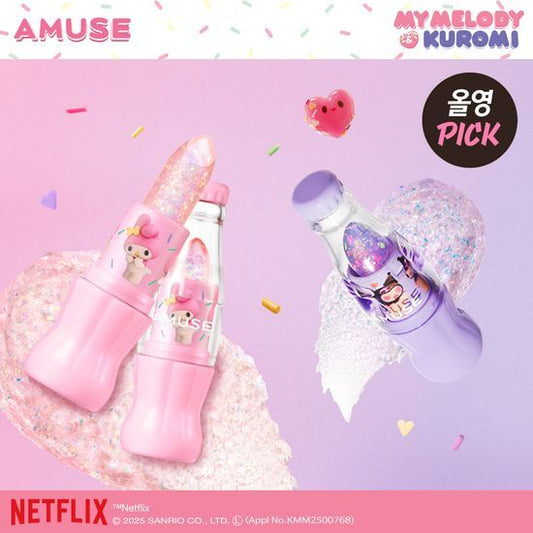 [My Melody & Kuromi Limited Edition] Amuse Sparkle Soda Lip Balm