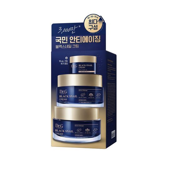[Boynextdoor Pick] Dr.G Black Snail Cream 50ml 1+1 Promotion (+15ml Additional Giveaway)