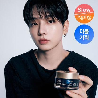 [Boynextdoor Pick] Dr.G Black Snail Cream 50ml 1+1 Promotion (+15ml Additional Giveaway)