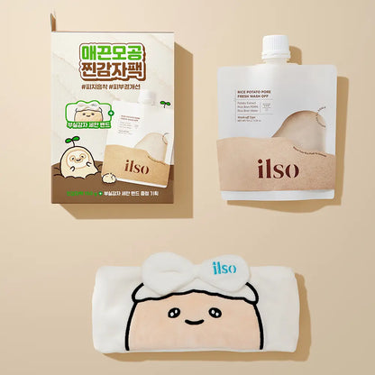 Boosil Potato x Ilso Rice Potato Pore Fresh Wash-Off 150g with Gift  (+Potato Cleansing Band)