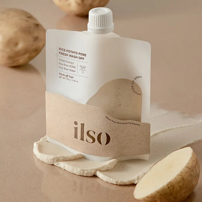 Boosil Potato x Ilso Rice Potato Pore Fresh Wash-Off 150g with Gift  (+Potato Cleansing Band)