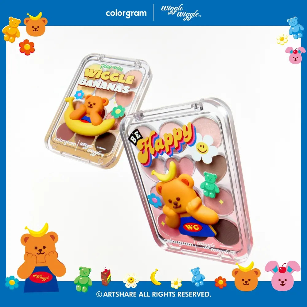 [Wiggle Wiggle Collaboration] Colorgram Pin Point Eyeshadow Palette