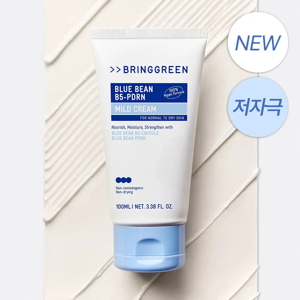 [Alpha Drive One Pick] Bring Green Blue Bean B5-PDRN Mild Cream 100ml (+Blue Bean Lotion 10ml)