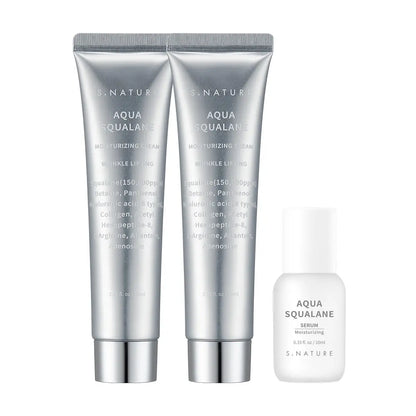 [Ive Liz Pick] S. Nature Aqua Squalane Moisture Cream 60ml Double Promotion (+10ml Serum)