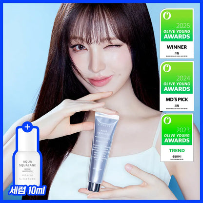 [Ive Liz Pick] S. Nature Aqua Squalane Moisture Cream 60ml Double Promotion (+10ml Serum)