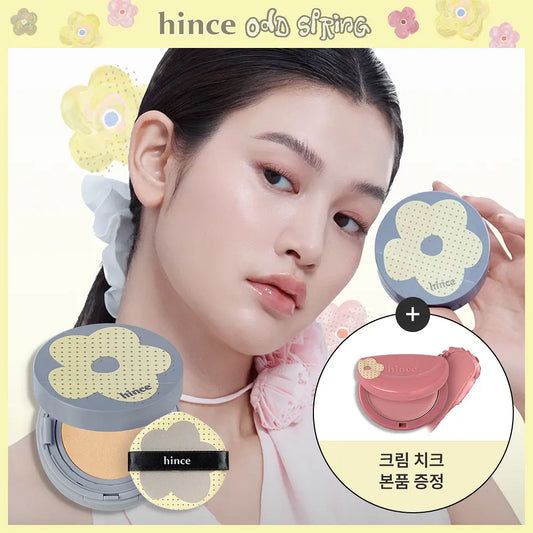 [Odd Spring Limited Edition] Hince Second Skin Mesh Matte Cushion with Gift (Main Product + Refill + Main Cream Cheek)