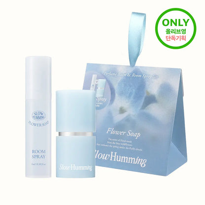[Special Offer] Slow Humming Flowernouri Relief Perfume Balm Flower Soap (+Room Spray Flower Soap Mini)
