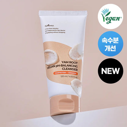 [NCT Jaemin Pick] Isntree Yam Root Vegan Ph-Blancing Cleanser 120ml