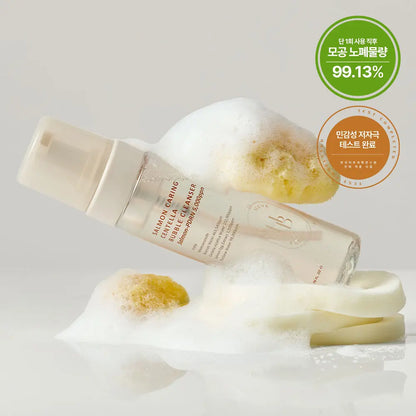 [Soothing PDRN] HEVEBLUE Salmon Caring Centella Bubble Cleanser 200ml