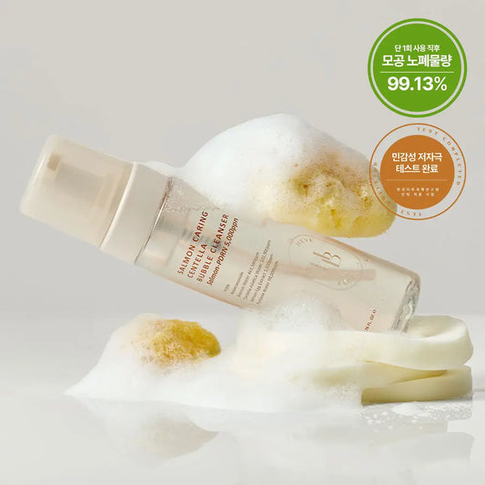 [Soothing PDRN] HEVEBLUE Salmon Caring Centella Bubble Cleanser 200ml