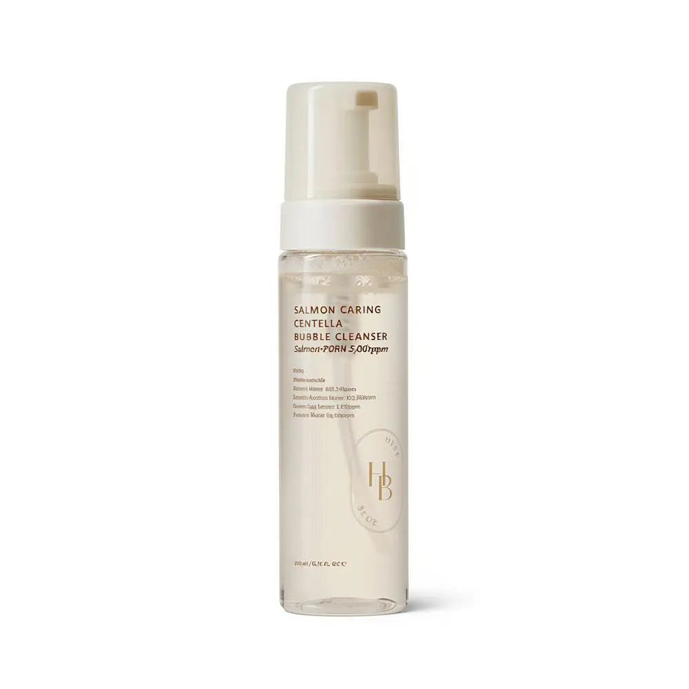 [Soothing PDRN] HEVEBLUE Salmon Caring Centella Bubble Cleanser 200ml