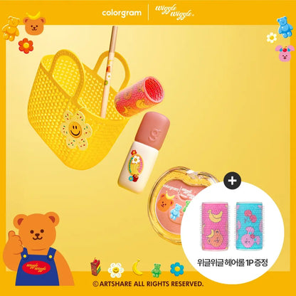 [Wiggle Wiggle Collaboration] Colorgram Nude Blur Tint Wiggle Wiggle Set