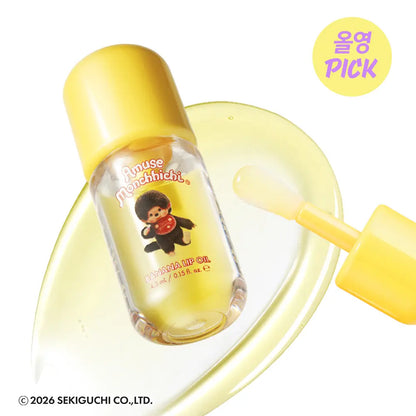 Monchhichi X Amuse Banana Lip Oil