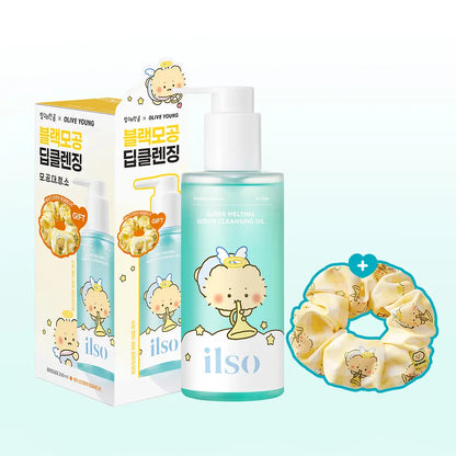 Manggomi X Ilso Super Melting Sebum Cleansing Oil 200ml with Gift (+ Scrunchie)