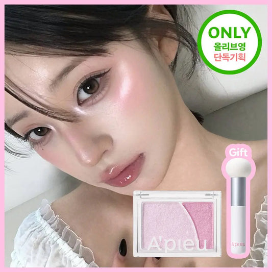 A'pieu Mood Blending Jelly Cheek Balm & Highlighter Balm with Gift