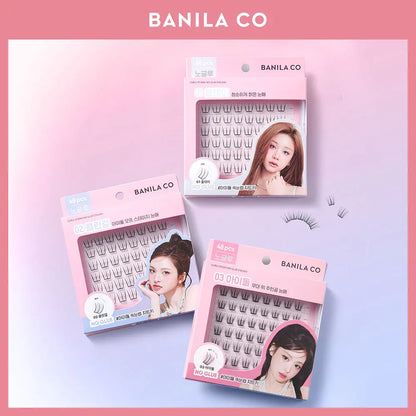 Babymonster x Banila Co Curly Studio No-Glue Eyelashes with Gift ( #02 Clean Girl Lash 16 pcs)