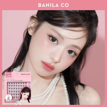 Babymonster x Banila Co Curly Studio No-Glue Eyelashes with Gift ( #02 Clean Girl Lash 16 pcs)