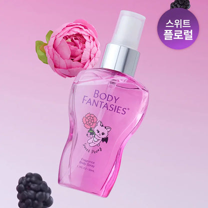 [Baby Don't Cry Pick] Body Fantasies Body Spray 50ml with Gift (Keyring Plan/Single Item)