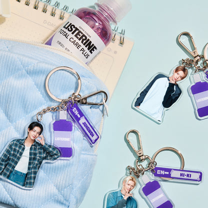 ENHYPEN x Listerine Cavity Care/Total Care Plus 750ml with Gift (+ 100ml*2 +1 Random Keyring )