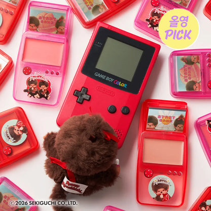 Monchhichi X Amuse Game Station Lip & Cheek Healthy Balm with Gift (Mini Pink Puff)