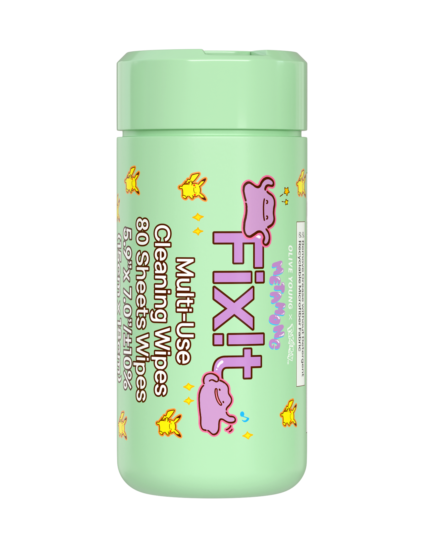 [Pokemon Edition] Fixit Mini Cleansing Roll Tissue 80 Sheets