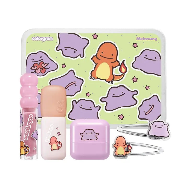[Pokemon Edition] Colorgram Nude Blur Tint Metamong Set (Warm/Cool)