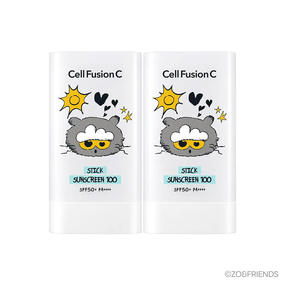 Zo & Friends X Cell Fusion C Stick Sunscreen 100 19g with Gift (1+1)