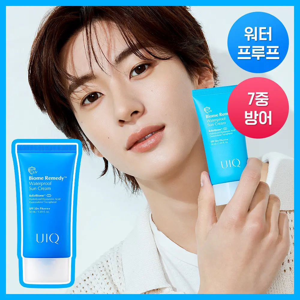 [Riize X UIQ] Biome Remedy Waterproof Sun Cream 50ml