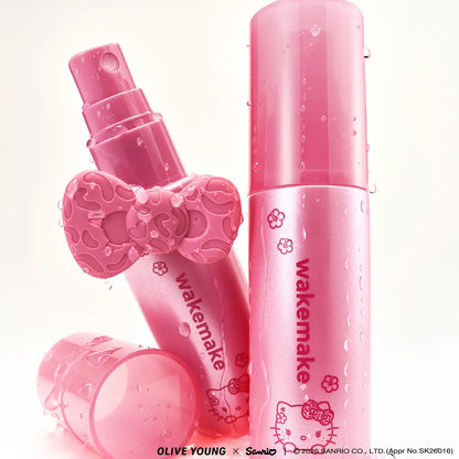 [Leopard Hello Kitty] WAKE MAKE Stay Lock Makeup Fixer 50ml