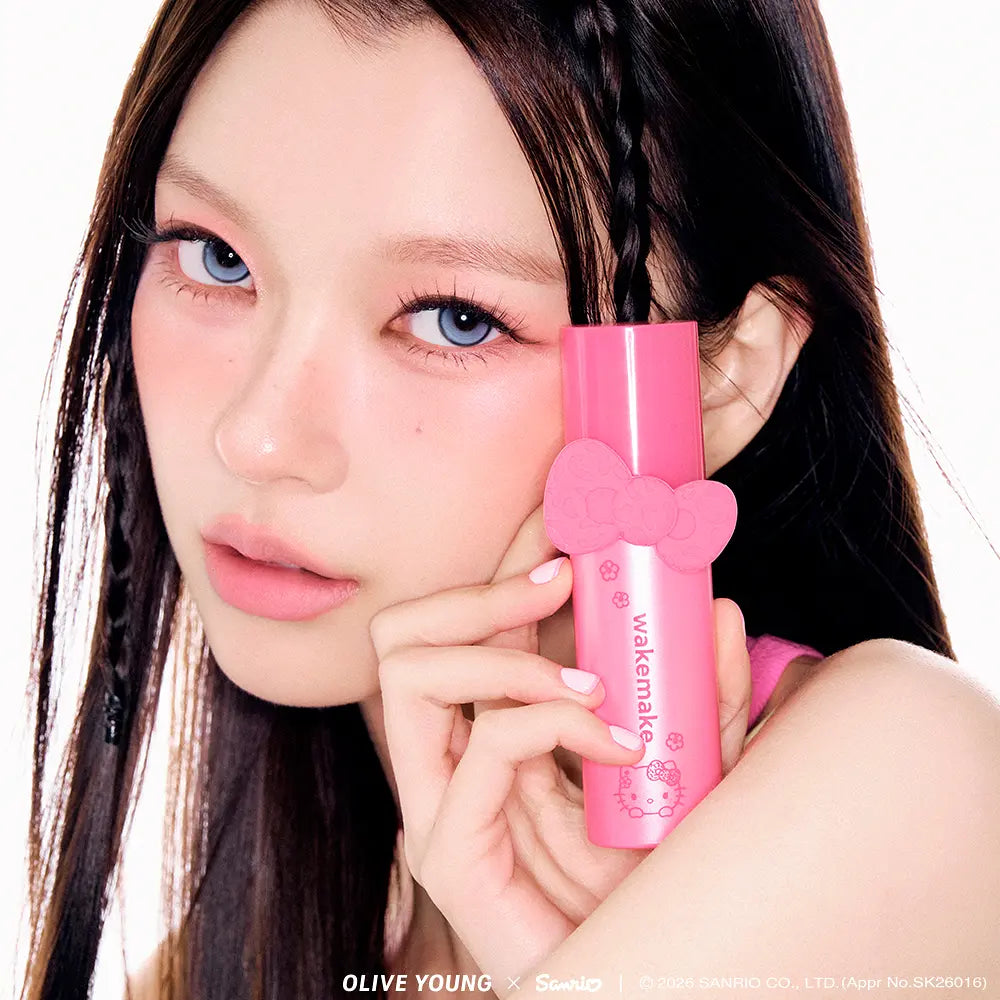 [Leopard Hello Kitty] WAKE MAKE Stay Lock Makeup Fixer 50ml