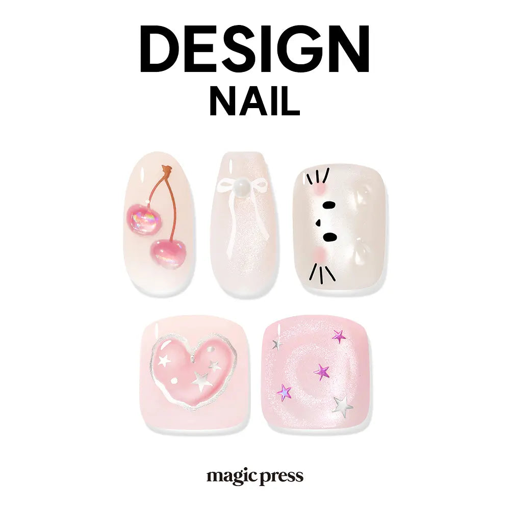 Ive Wonyoung X Dashing Diva Magic Press Design Nails/Pedis