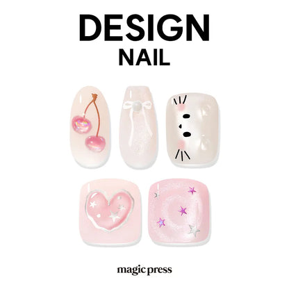 Ive Wonyoung X Dashing Diva Magic Press Design Nails/Pedis