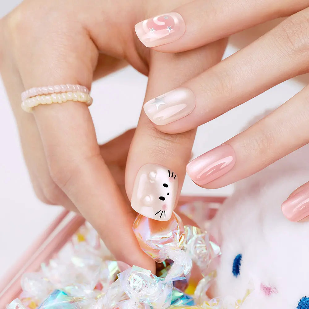Ive Wonyoung X Dashing Diva Magic Press Design Nails/Pedis