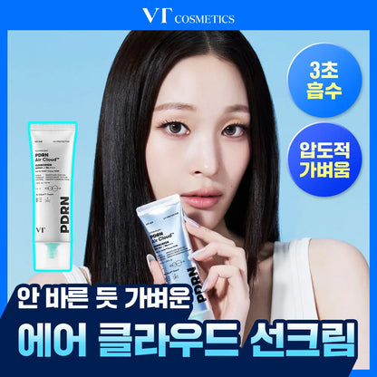 [No. 1 Sunscreen/Zero Stickiness] VT PDRN Air Cloud Sunscreen 50ml