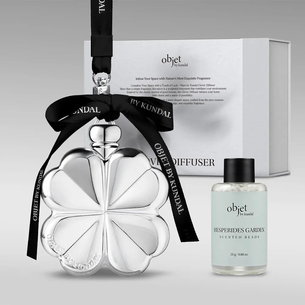 Objet by Kundal Clover Diffuser Set with Gift (+Ribbon Bunny Keyring)