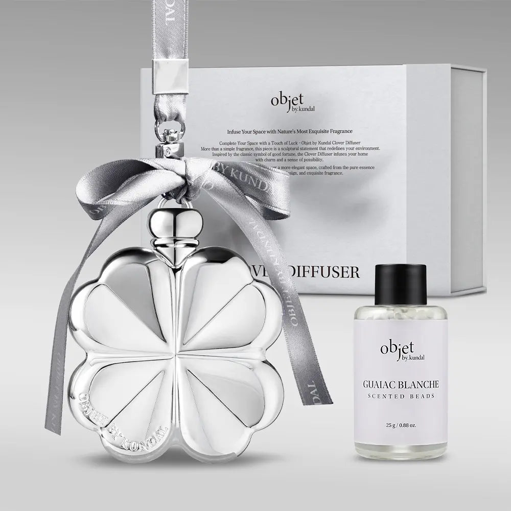 Objet by Kundal Clover Diffuser Set with Gift (+Ribbon Bunny Keyring)