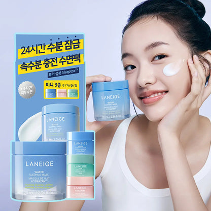 BTS Jin X Laneige Water Sleeping Mask 70ml with Gift (+Sleeping Mask Mini 3-Piece Set)