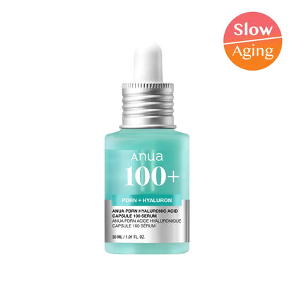 [Sanrio] Anua PDRN Hyaluronic Acid Capsule 100 Serum 30ml Double Set with Gift (+Cinnamoroll Pouch)