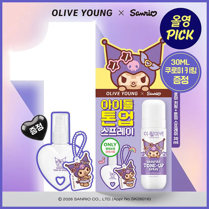 [Sanrio]  I Will Me Back Vampire Tone-Up Spray 100ml with Gift (+30ml, Kuromi Keyring)