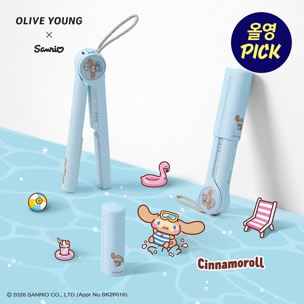 [Sanrio] Unix Takeout Cordless Hair Flat Iron