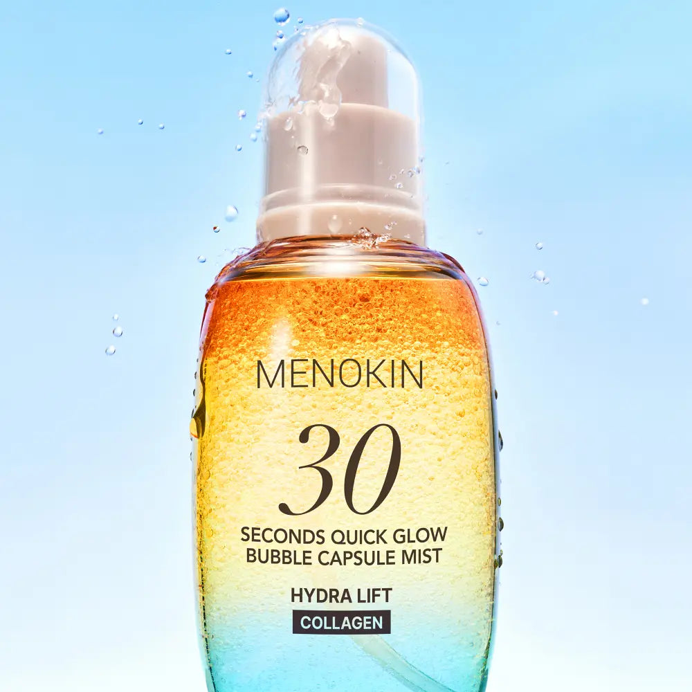 [Makeup-Enhancing Mist] Menokin 30-Second Quick Glow Bubble Capsule Mist Hydra Lift 98ml with Gift (+30ml)